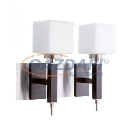   ELMARK 954561W "Evra" falikar, 1xG9, wenge, felfelé álló, A++-E