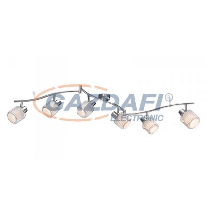   ELMARK 955ABBY6 "Abby" falon kívüli spot lámpa, 6xE14, króm, 1500x185mm, A++-E