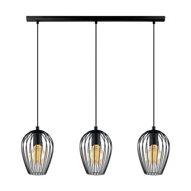 ELMARK 955ADRIA3/BL ADRIA CSILLÁR 3XE27 Fekete IP20 230V