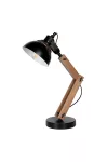 ELMARK 955ALEGRA1T ALEGRA ASZTALI LÁMPA 1XE14 FEKETE/FA