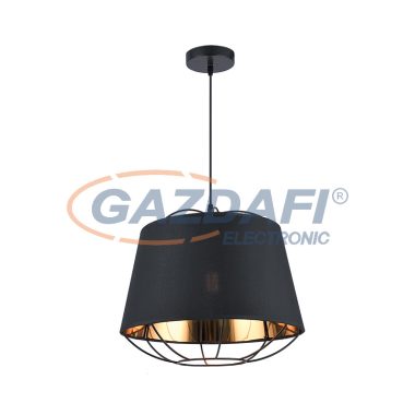 ELMARK 955ANDREA1/BL ANDREA függeszték 1xE27 fekete/arany IP20 230V