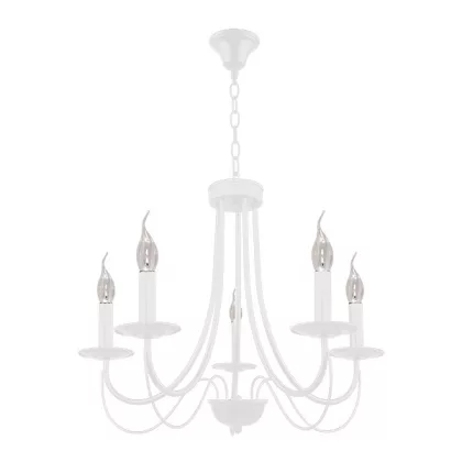 ELMARK 955ANGELA5/WH ANGELA csillár 5XE14 fehér