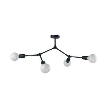 ELMARK 955ARTE4/BL ARTE mennyezeti lámpa 4xE27 fekete/arany IP20 230V