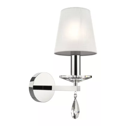 ELMARK 955BARBARA1W BARBARA FALI LÁMPA 1XE14 FEHÉR/KRÓM