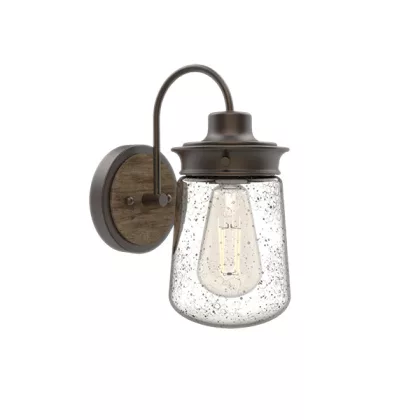 ELMARK 955BIANCA1W/BL BIANCA falikar 1XE27 MATT fekete/fa