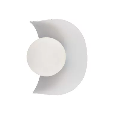ELMARK 955BRENDA1/WH BRENDA WALL LAMP 1xG9 WHITE/GREY IP20 230V