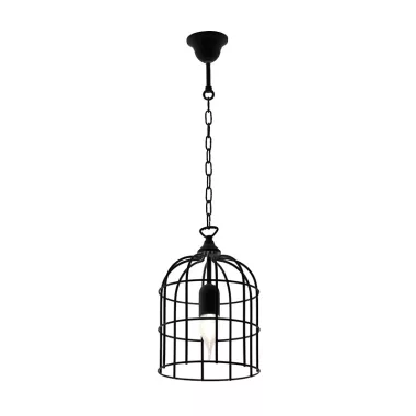 ELMARK 955CAGE1/BL CAGE függeszték 1xE27 fekete IP20 230V