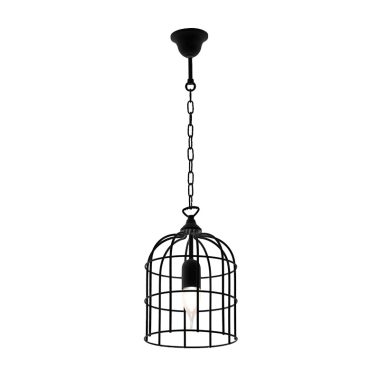ELMARK 955CAGE1/BL CAGE függeszték 1xE27 fekete IP20 230V