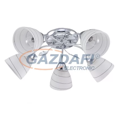   ELMARK 955CALLA5 "Calla" csillár, 5xE14, króm, 500x200mm, A++-E