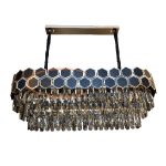   ELMARK 955CATHERINE17/S CATHERINE csillár 19E14 330x1000mm arany/fekete IP20 230V