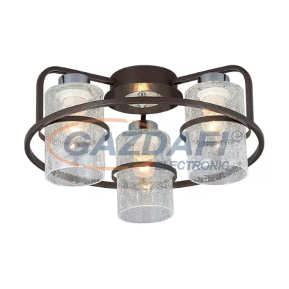   ELMARK 955CIARA3 "Ciara" csillár, 3XE27, wenge/króm, 420x220mm, A++-E