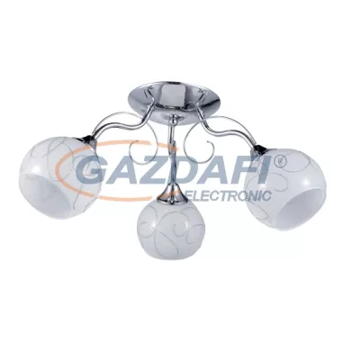 ELMARK 955CLOVER3 "Clover" csillár, 3xE14, króm, 520x200mm, A++-E