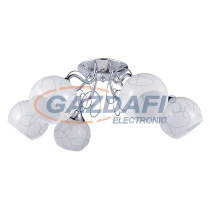   ELMARK 955CLOVER5 "Clover" csillár, 5xE14, króm, 520x200mm, A++-E