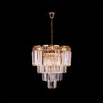   ELMARK 955DALISS5 "Daliss" csillár, 5xE14, K9, arany, 390x420mm, A++-E