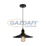   ELMARK 955DAMON1P/BL DAMON függeszték 1XE27 fekete IP20 230V