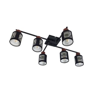 ELMARK 955DELIA6/BL DELIA mennyezeti lámpa 6XE27 fekete