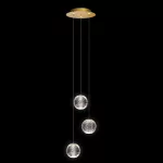 ELMARK 955DIAMOND1230PGD DIAMOND LED PENDEL 12W 3000K, ARANY