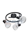 ELMARK 955EDDY3/BL EDDY spot lámpa 3XE14 fekete