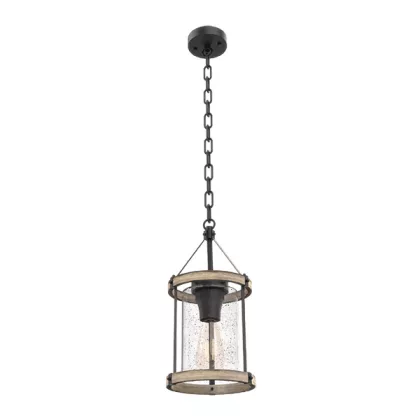 ELMARK 955ELIA1 ELIA csillár 1XE27 matt fekete/fehér