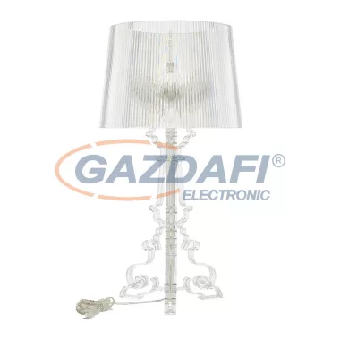 ELMARK 955ELINOR1T/TR ELINOR asztali lámpa 1XE27 átlátszó IP20 230V