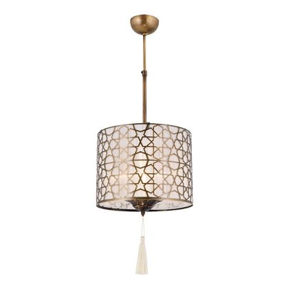 ELMARK 955ERBA1/AN ERBA függeszték 1XE27 ANTIK