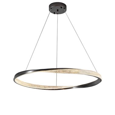 ELMARK 955ERICA3930BL ERICA LED MEDÁL 39W 3000K, FAKTÓR FEKETE