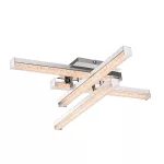   ELMARK 955FAYE16 "Faye" mennyezeti lámpa, LED, 16W, 230V, 3200K, 1280lm, króm, 470x470x85mm, IP40, A++-A