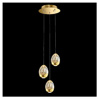   ELMARK 955GOLDEGG1430PGD GOLDEN EGG LED FÜGGESZTETT LÁMPA 14.4W 3000K, ARANY