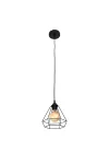 ELMARK 955HEIDI1/BL HEIDI függeszték 1xE27 fekete IP20 230V