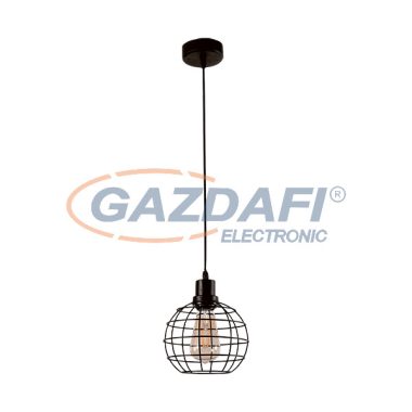 ELMARK 955HOLLYP/BL HOLLY függeszték 1xE27 fekete IP20 230V