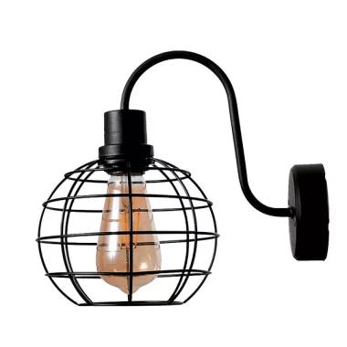 ELMARK 955HOLLYWL/BL HOLLY FALI LÁMPA 1ХЕ27 FEKETE