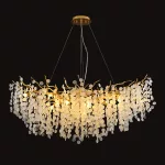 ELMARK 955HUGO13 HUGO csillár 13XG9 arany/kristály