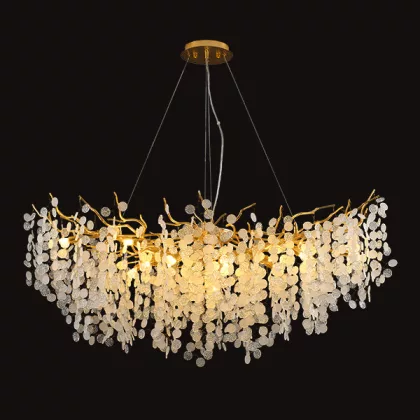 ELMARK 955HUGO13 HUGO csillár 13XG9 arany/kristály