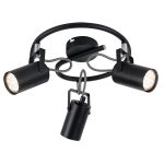 ELMARK 955IZZY3/BL IZZY spot lámpa 3xGU10 fekete