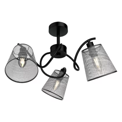 ELMARK 955JASMINE3 JASMINE CSILLÁR 3XE14 FEKETE/SZÜRKE