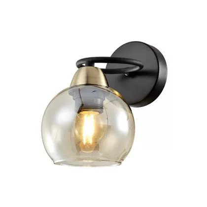 ELMARK 955JAY1W JAY FALIKAR 1XE27 HOMOK FEKETE/BRONZ