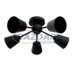   ELMARK 955JUDY5/BL JUDY mennyezeti lámpa 5xE27 fekete IP20 230V