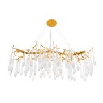 ELMARK 955KAROL12 KAROL csillár 12XG9 arany/kristály