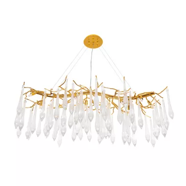 ELMARK 955KAROL12 KAROL csillár 12XG9 arany/kristály