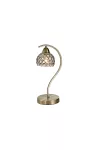 ELMARK 955LIZA1T/AB LIZA ASZTALI LÁMPA 1XE14 ANTIK SÁRGARÉZ H330MM