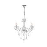   ELMARK 955MADLEN3 "Madlen" csillár, 3xE14, áttetsz, 610x555mm, A++-E