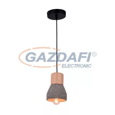 ELMARK 955MAJESTIC1P "Majestic" függeszték, 1xE27, beton/fa, 125x165mm, A++-E