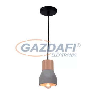 ELMARK 955MAJESTIC1P/BG "Majestic" függeszték, 1xE27, bézs/fa, 125x165mm, A++-E