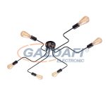   ELMARK 955MARISA6/BL MARISA mennyezeti lámpa 6xE27 fekete IP20 230V