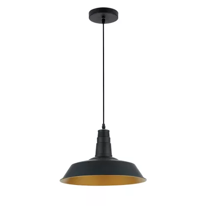 ELMARK 955MATT1/BK MATT FÜGGESZTÉK 1XE27 FEKETE D360MM ELMARK 955MATT1/BK MATT FÜGGESZTÉK 1XE27 FEKETE D360MM