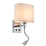   ELMARK 955MAYA1WLED MAYA fali lámpa 1XE27 +1WLED 4000K króm