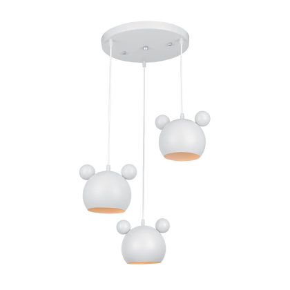 ELMARK 955MICKEY3/WH MICKEY FÜGGESZTÉK 3XE27 FEHÉR