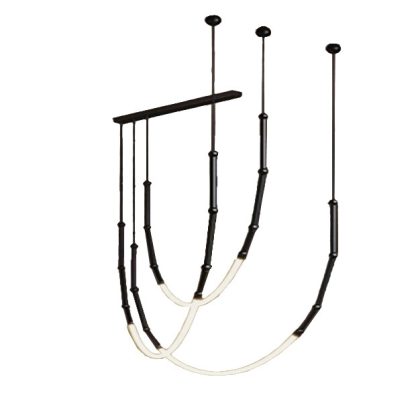 ELMARK 955MILTON4030BL MILTON LED FÜGGESZTETT LÁMPA 40W 3000K, Fekete