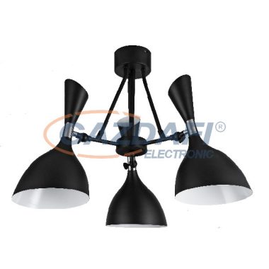 ELMARK 955MORGAN3/BL MORGAN csillár 3xE14 fekete  IP20 230V