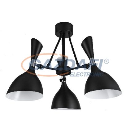 ELMARK 955MORGAN3/BL MORGAN csillár 3xE14 fekete  IP20 230V